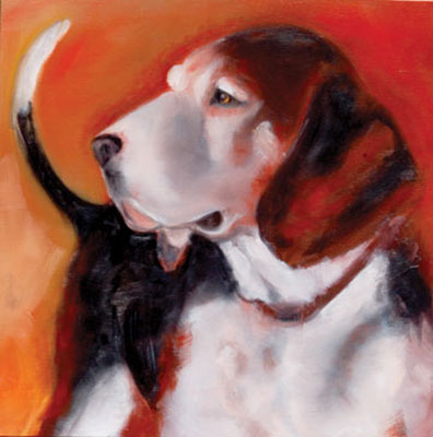 oil painting elephant