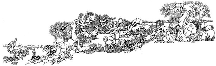 screenprint, pony trekking, lesotho africa, horse, zebra