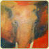 oil painting elephant